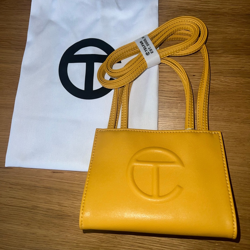 Small Telfar Mustard Bag